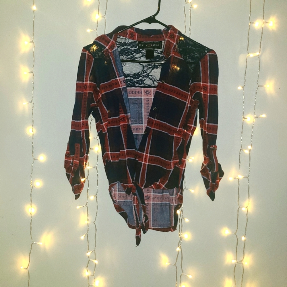 Red and Blue Tie Flannel